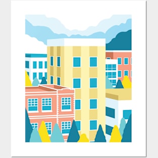 Northwest Cityscape Posters and Art